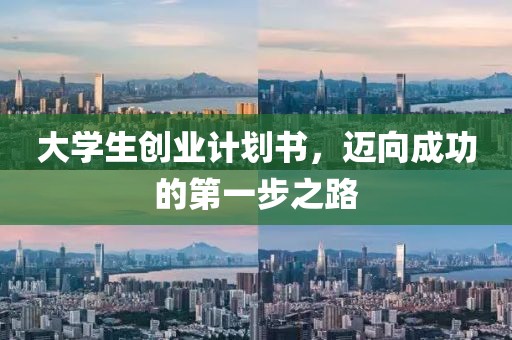 大学生创业计划书，迈向成功的第一步之路