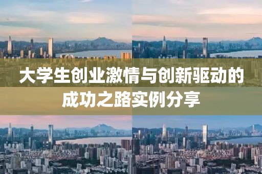 大学生创业激情与创新驱动的成功之路实例分享