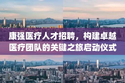 康强医疗人才招聘，构建卓越医疗团队的关键之旅启动仪式